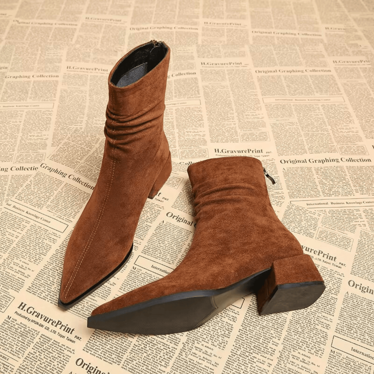 Zora | Botines estilizados de tacón bajo