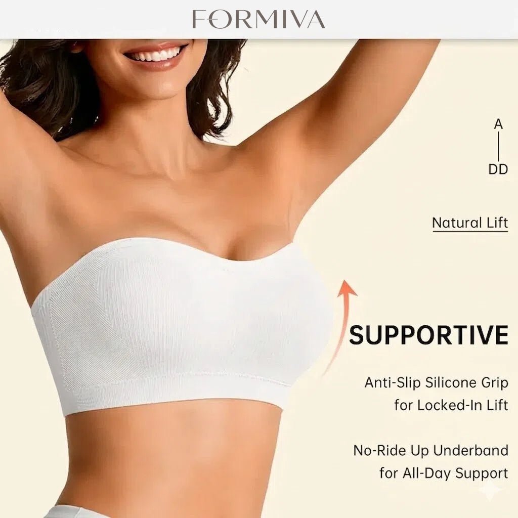 Sujetador bandeau antideslizante â€” vista 4
