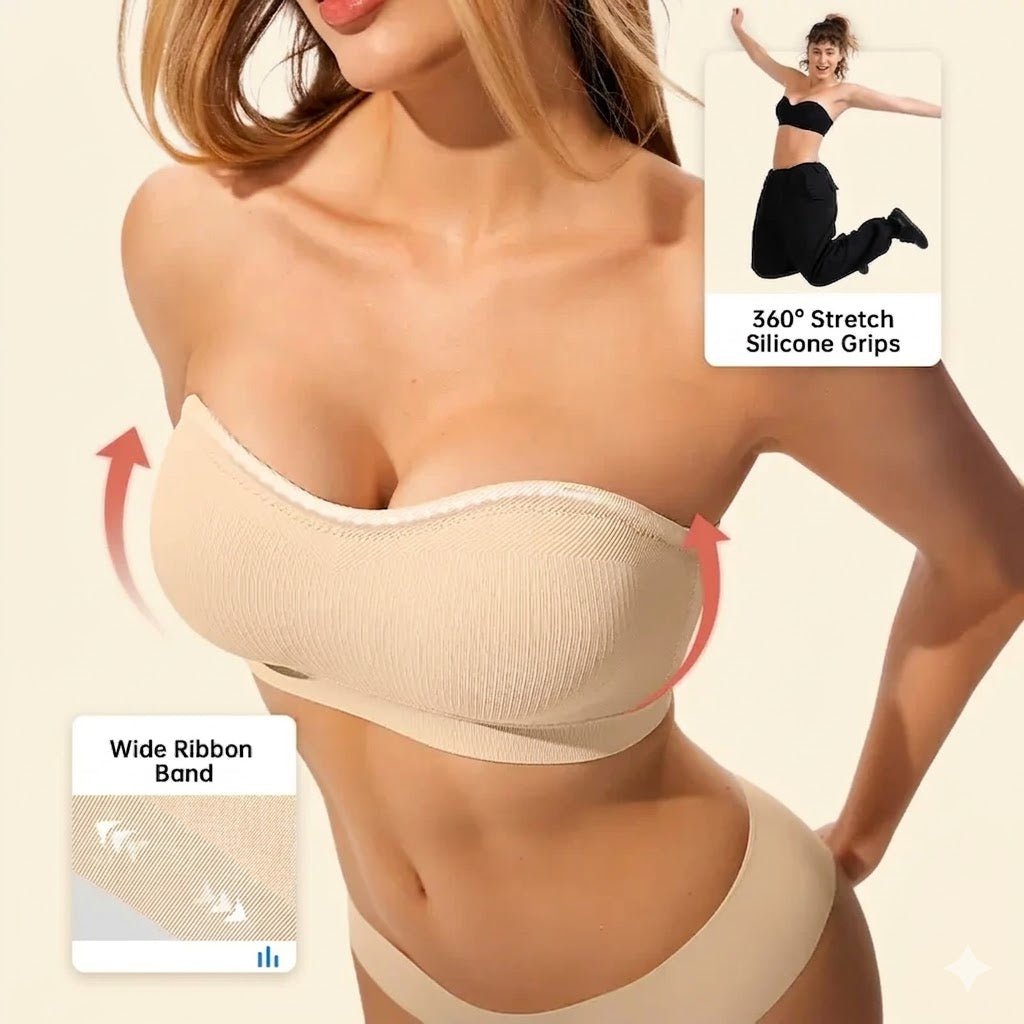 Sujetador bandeau antideslizante â€” vista 7