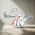Anillo para amantes de perros en plata de ley